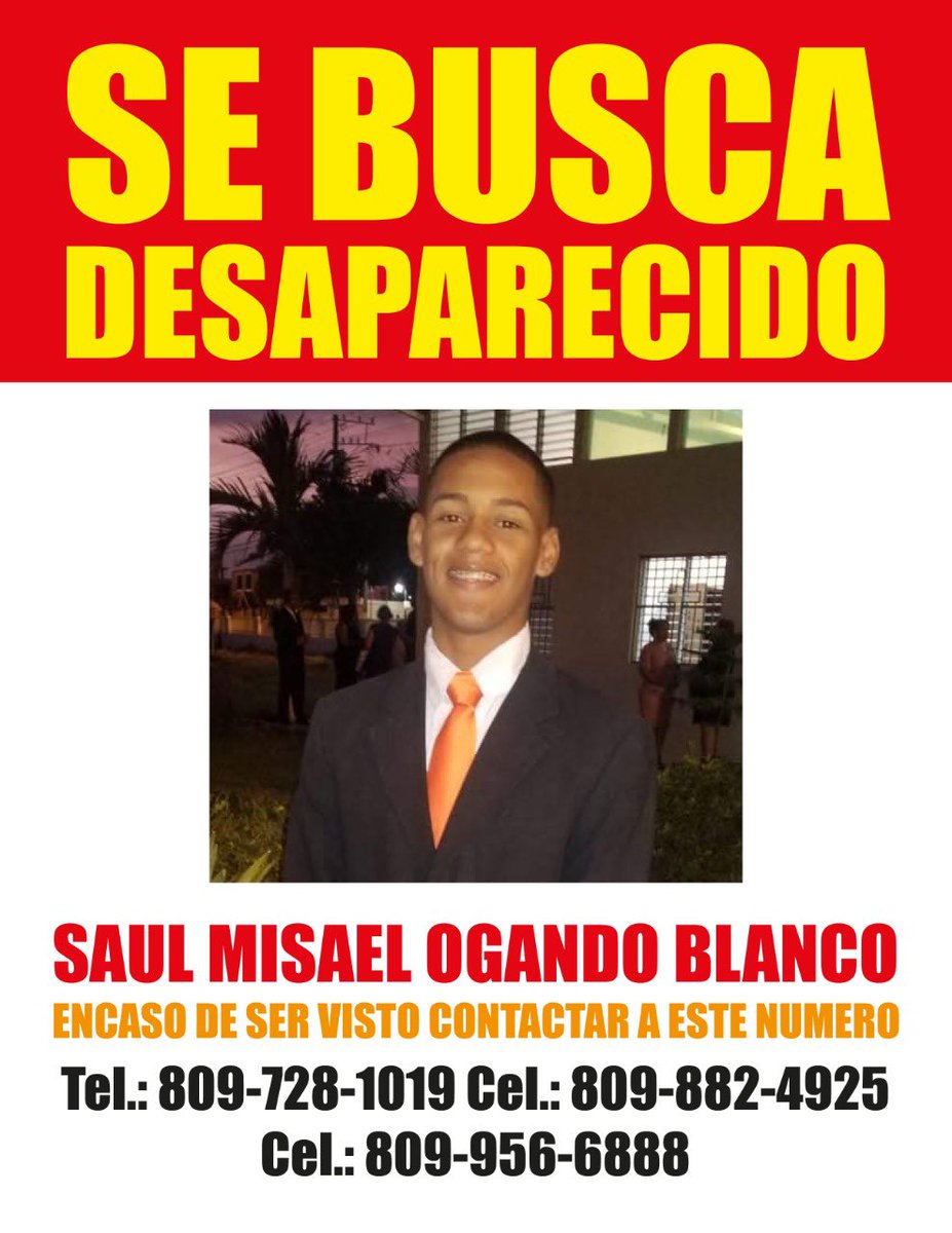 riquigell's tweet photo. Saúl es sobrino de una de mis manos derecha en @nuevocomienzord ,
En algunas ocasiones también nos visitaba. 

Tiene unos días desaparecido y no hay ningún rastro de el. 
Le pedimos dos cosas importantes: 

1. Orar por el 
2. Compartir esta información en sus redes. https://t.co/KLleHy6vPS