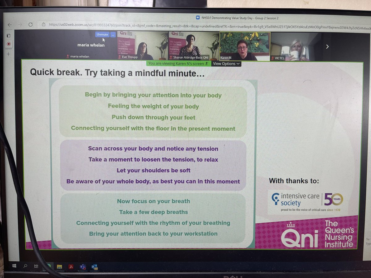 Fantastic morning with the <a href="/TheQNI/">The Queen's Nursing Institute</a> <a href="/saldri01/">s</a> @EveThrupp #demonstratingvalues.  #leadership