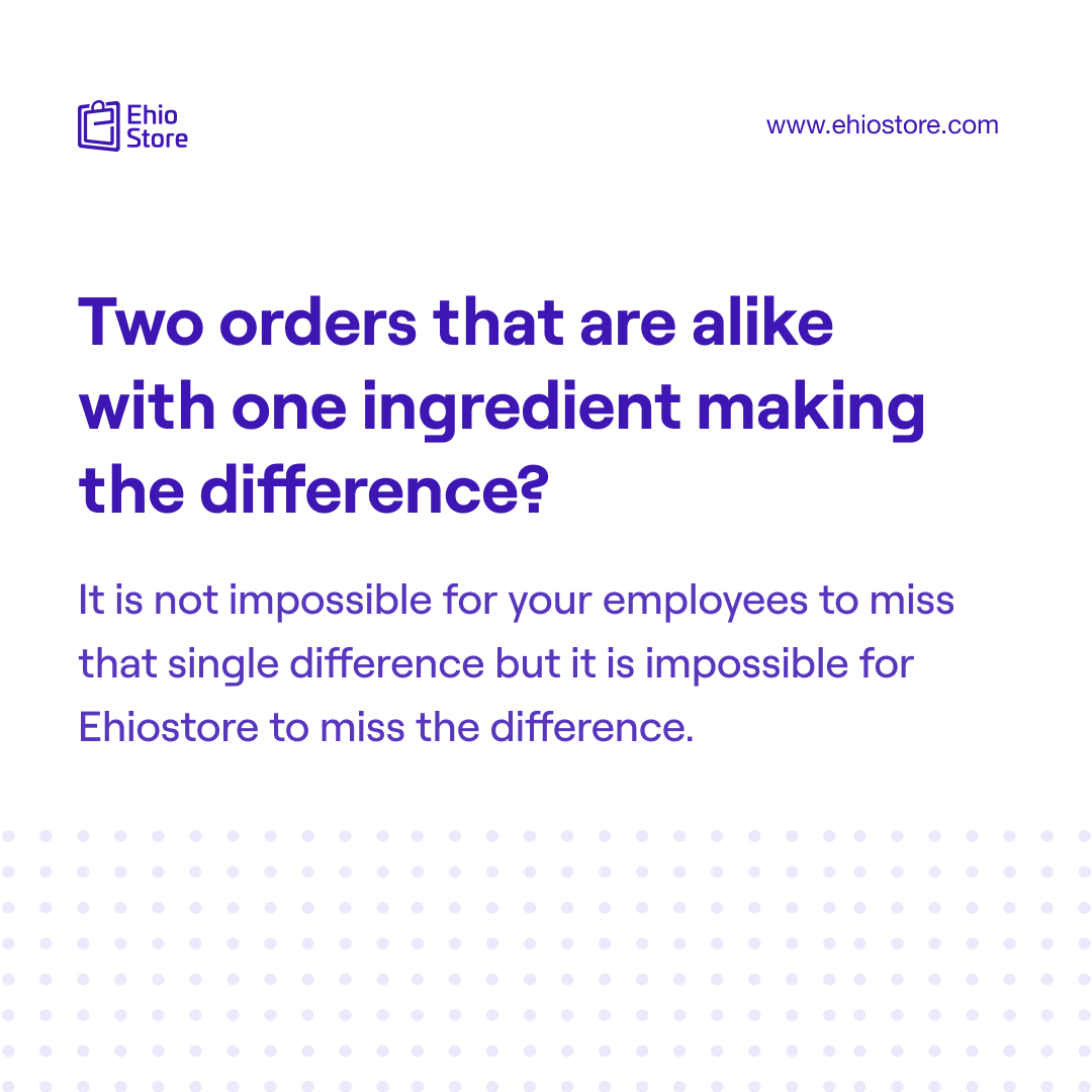 ehiostore's tweet photo. It can be easily assumed by employees, in the face of numerous orders, that one ingredient would not make a huge difference. However, an ingredient makes a lot of difference for customers. So, use Ehiostore to accurately highlight their preferences.

#ehiostore #ERP #customers https://t.co/eDxveG16Sy