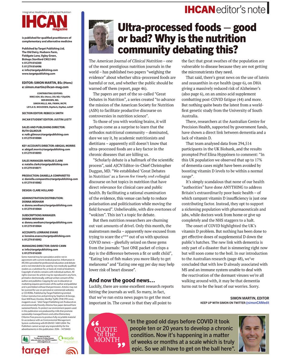 IHCAN magazine tweet media
