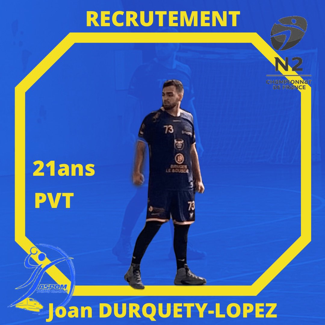 🚨Recrutement🚨 
Bienvenue à Joan qui nous arrive de Bruges, et qui rejoint l'effectif N2.
<a href="/villedebegles/">Bègles, le village urbain</a> 
#handball #receutement #national2