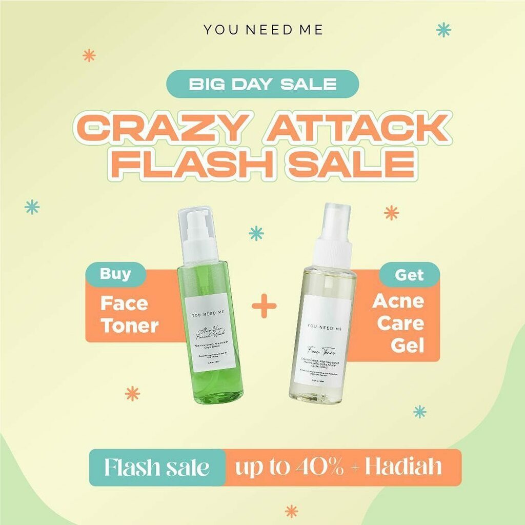 youneedme_id's tweet photo. 🚨CRAZY ATACK FLASH SALE🚨

Please kindly check your favorite market place bestie 😍

💰 dapatkan harga spesial
🛒 voucher toko up to 25K
🎁 bonus hadiah disetiap bundle 

Pssst 🤫 ada B1G1 jugaaaa bestie, buy toner free acne care 

Soooooo, GET YOUR GLOW SKIN NOW BESTIE

By pu… https://t.co/OFG4zn8fbR