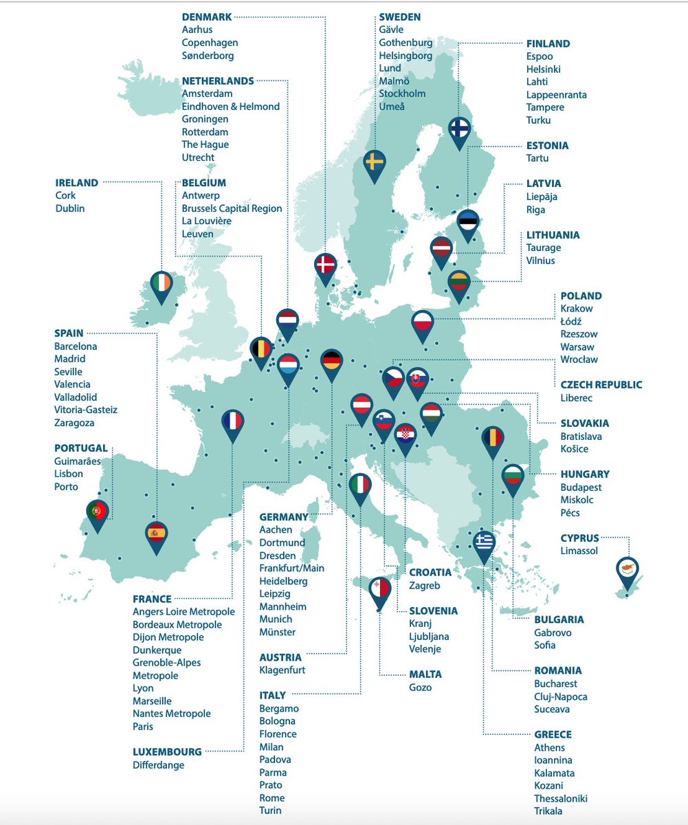 EUI_Initiative's tweet photo. What an opportunity for 29 #UIAcities selected as mission cities to join the EU Mission: 100 Climate-neutral and smart cities by 2030! Way to go for our cities that continue to tackle climate change challenges through innovative actions and solutions👏https://t.co/YDSY01geHh https://t.co/N7nXHFzTBd
