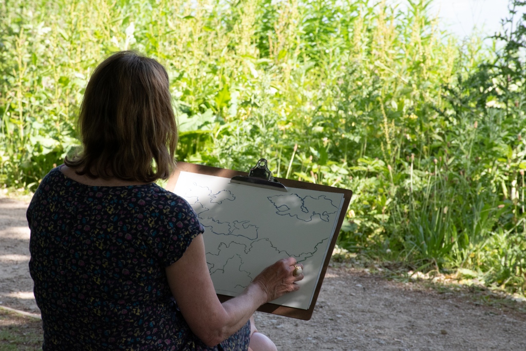 🌳 Celebrating the launch of our Summer of Love season and the summer solstice, we explored the nature at YSP with a special Drawing Light workshop. 

Participants were inspired by Silence – Alone in a World of Wounds to create a series of works on paper, using tactile materials.