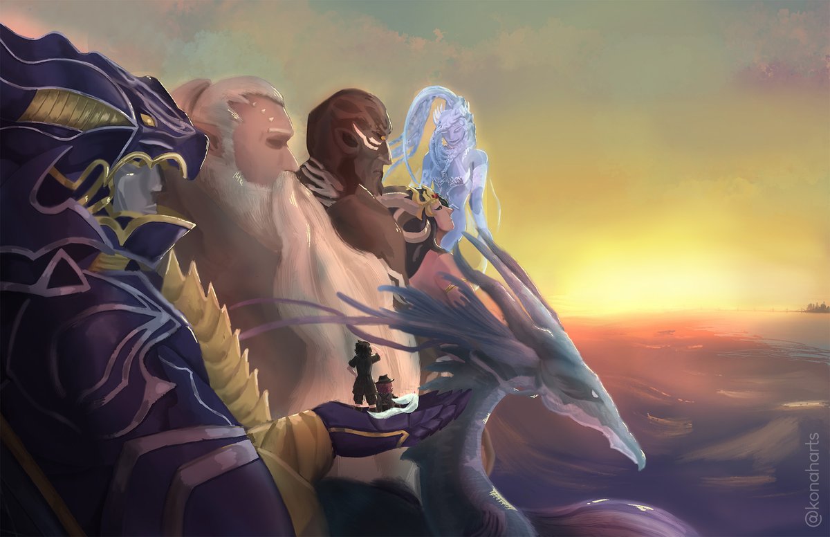 The lyric-less version of my contribution to <a href="/TMINE_vid/">Too Much Is Never Enough</a> ;v; Watching the dawn.
If you haven't seen the FFXV Too Much is Never Enough lyric video, check it out! So many feels all bundled up nicely 😭