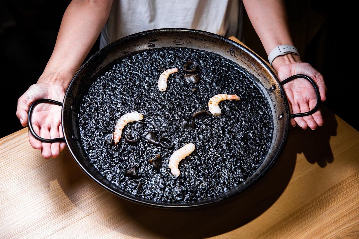 Arroz negro de calamar