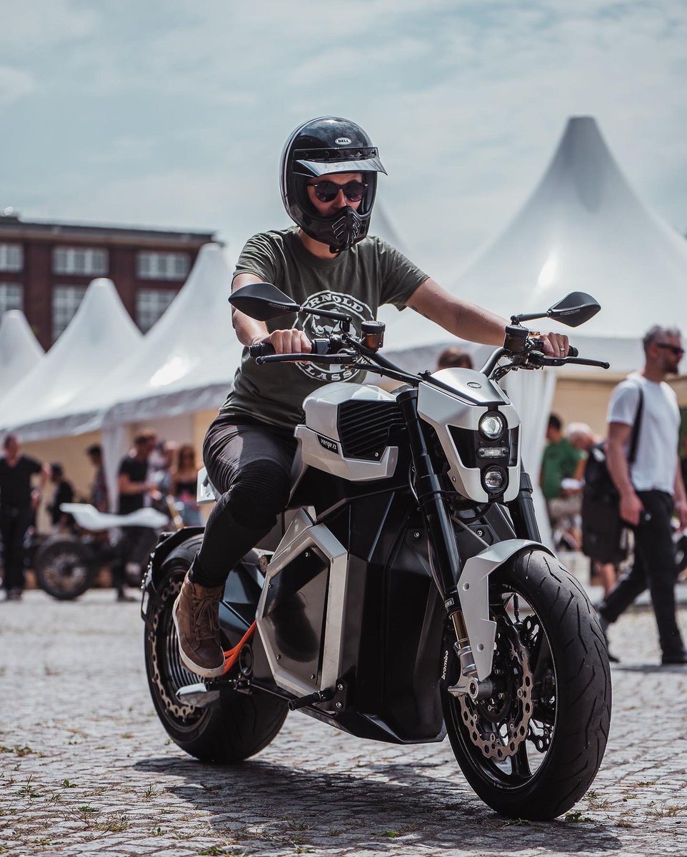 VERGEmotorcycle's tweet photo. Test rides at the Reload Land Festival this past weekend.  

Production starts soon so head over to our website to order yours!

#vergemotocycles #vergemc #ev #electricmotorcycle #electric #motorcycle #motorbike #greentechnology #zeroemissions #greentechnology #youandtheroad https://t.co/wdoh3FO43I