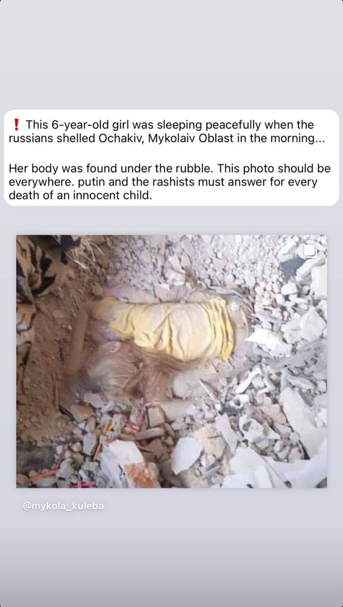 IraDa97015459's tweet photo. #russiaisaterrorisstate 
@BorisJohnson @POTUS @NATO @vonderleyen @EmmanuelMacron @Pontifex_es @BBCBreaking @BBCNews @CNN @cnnbrk https://t.co/kOt0khAq7v