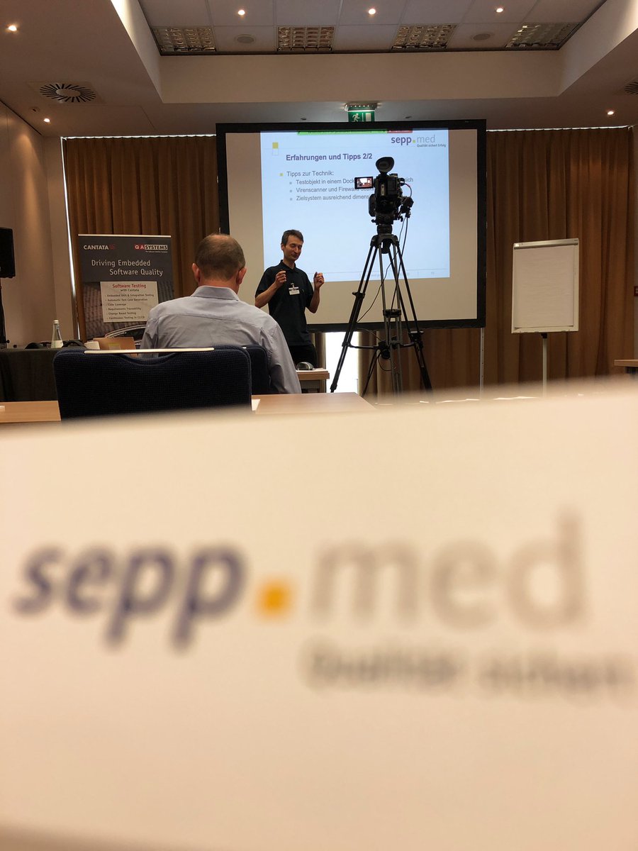 frrwinter's tweet photo. #unterwegs Seit gestern auf den SAEC Days und heute auch auf dem Highway to Health auf der #bitshealth - im Gepäck die gesamte @seppmedgmbh Bandbreite mit spannenden Themen wie #Cybersecurity #digitaltwin #SoftwareAlsMedizinprodukt #Testing und #Validierung https://t.co/Cd6QqOCvIO