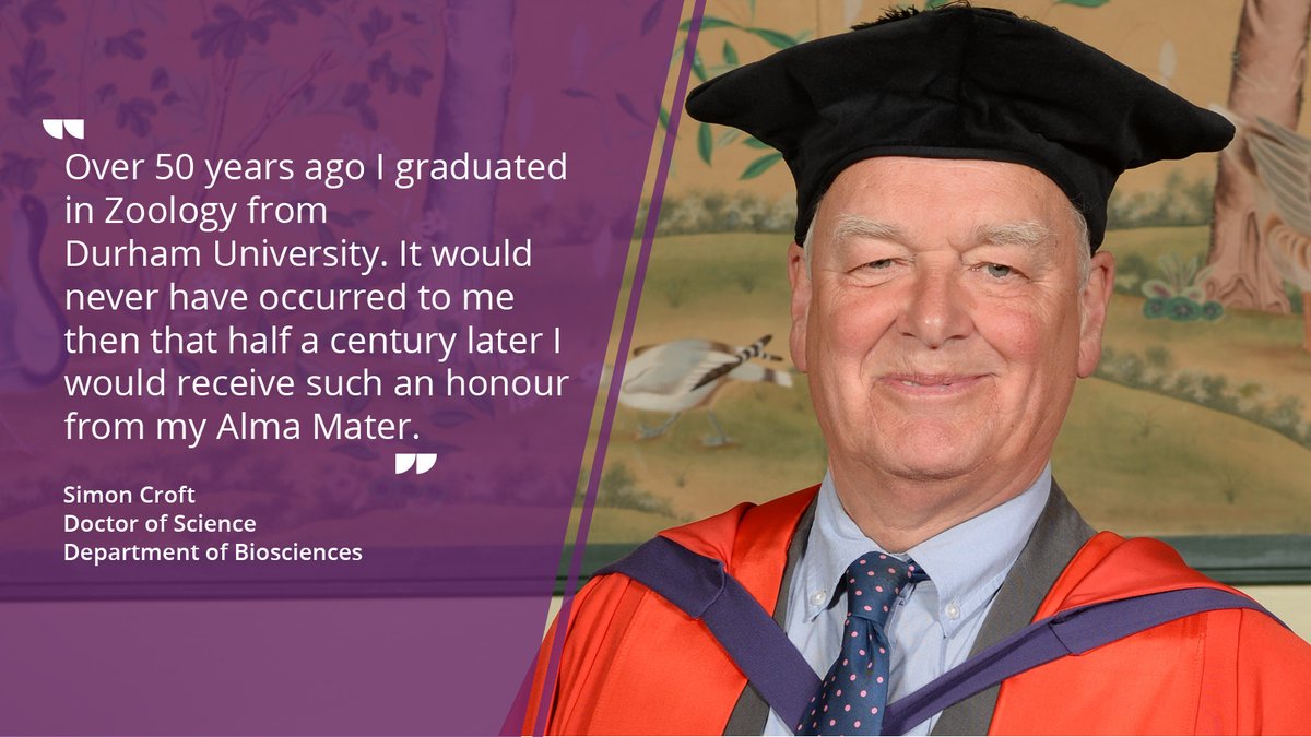 durham_uni's tweet image. Congratulations to Simon Croft, Professor of Parasitology @LSHTM, who has been awarded an honorary degree of Doctor of Science today 🎓 #DUcongregation