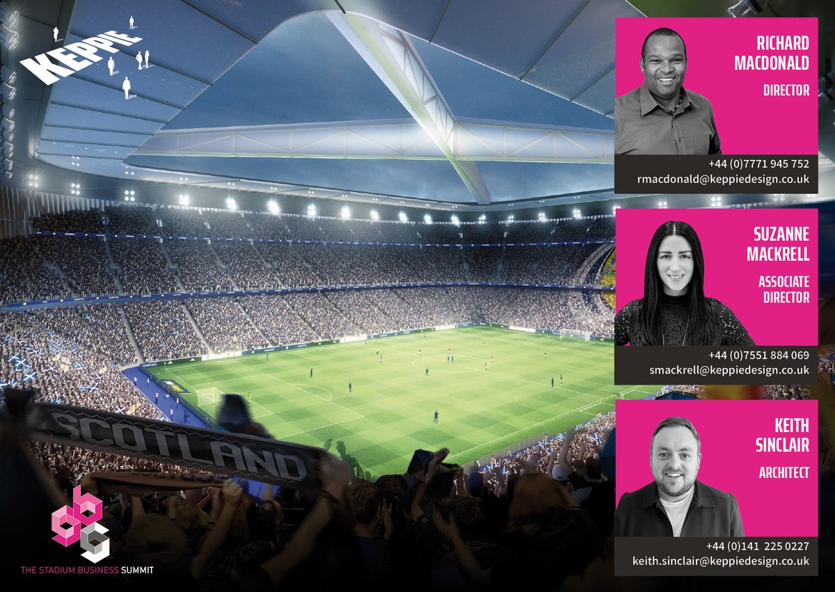 We're delighted to be attending our first @stadiumbusiness Summit next week. It would be great to meet up with some other delegates during the event. #keppie #architecture #design #SBS22 #networking #newopportunities #stadia #arena #stadiadesign #stadium #stadiumbusinesssummit