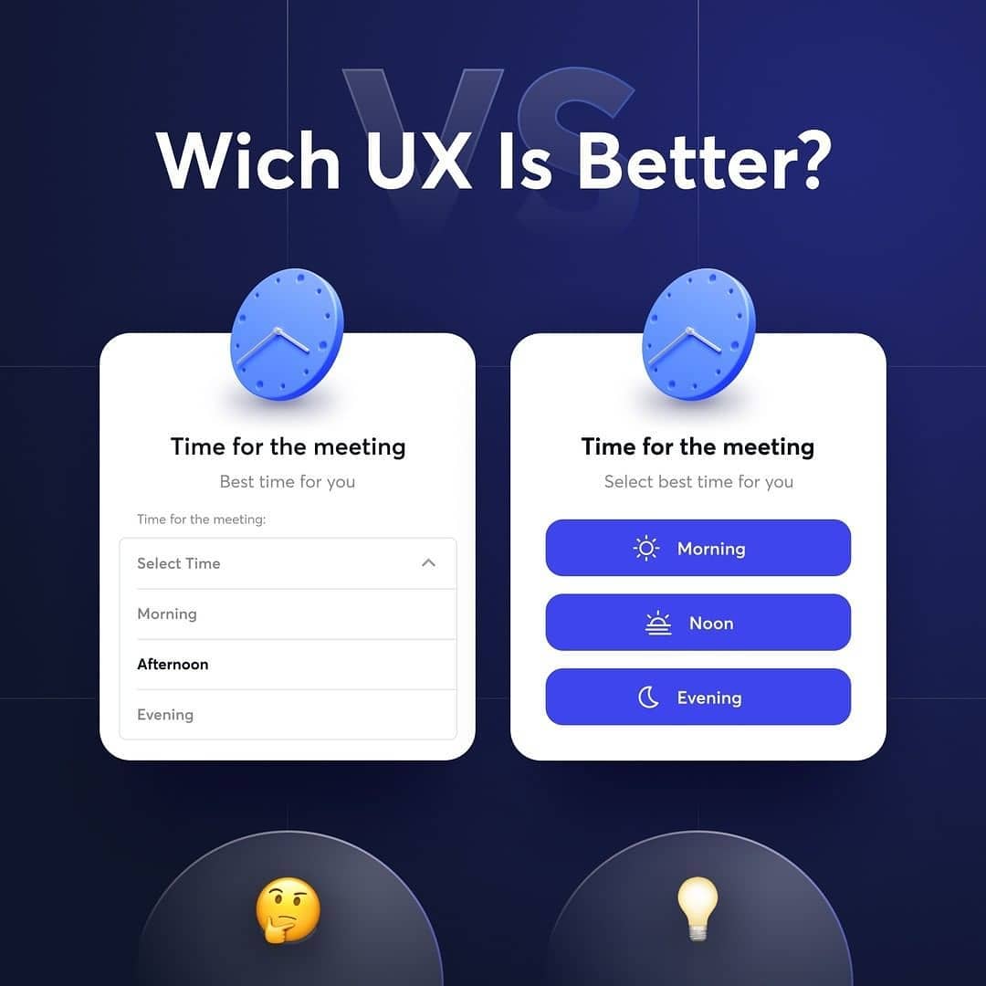 CornerSolution1's tweet image. Which UX is better ?😄
What UX do you think is better? Let us know in the comment
Follow👉🏻 @CornerSolutions1 for more designs and concepts

#uidesign #uidesigner #Cornersolution #interface #userinterface #uidesigntips #interfacedesign #userinterfacedesign #uiux #uiuxdesign
