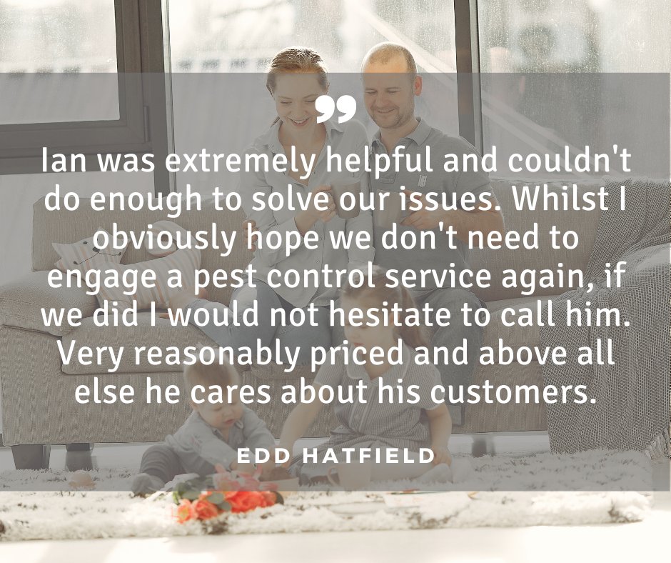 Five Star Feedback 🌟 🌟 🌟 🌟 🌟 
We aim to keep commercial and domestic premises pest free.
✔️ We also trained to sanitise and cleanse buildings safely.
For more information visit: bit.ly/2SbCJwx