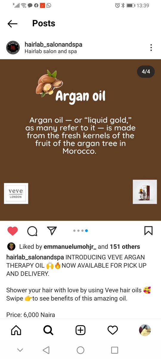 Sonsobina's tweet photo. Plis visit Hairlab Salon for this excellent product...
#Hairlab salonandspa
#EmmanuelUmoh https://t.co/wZLfXEAsZV