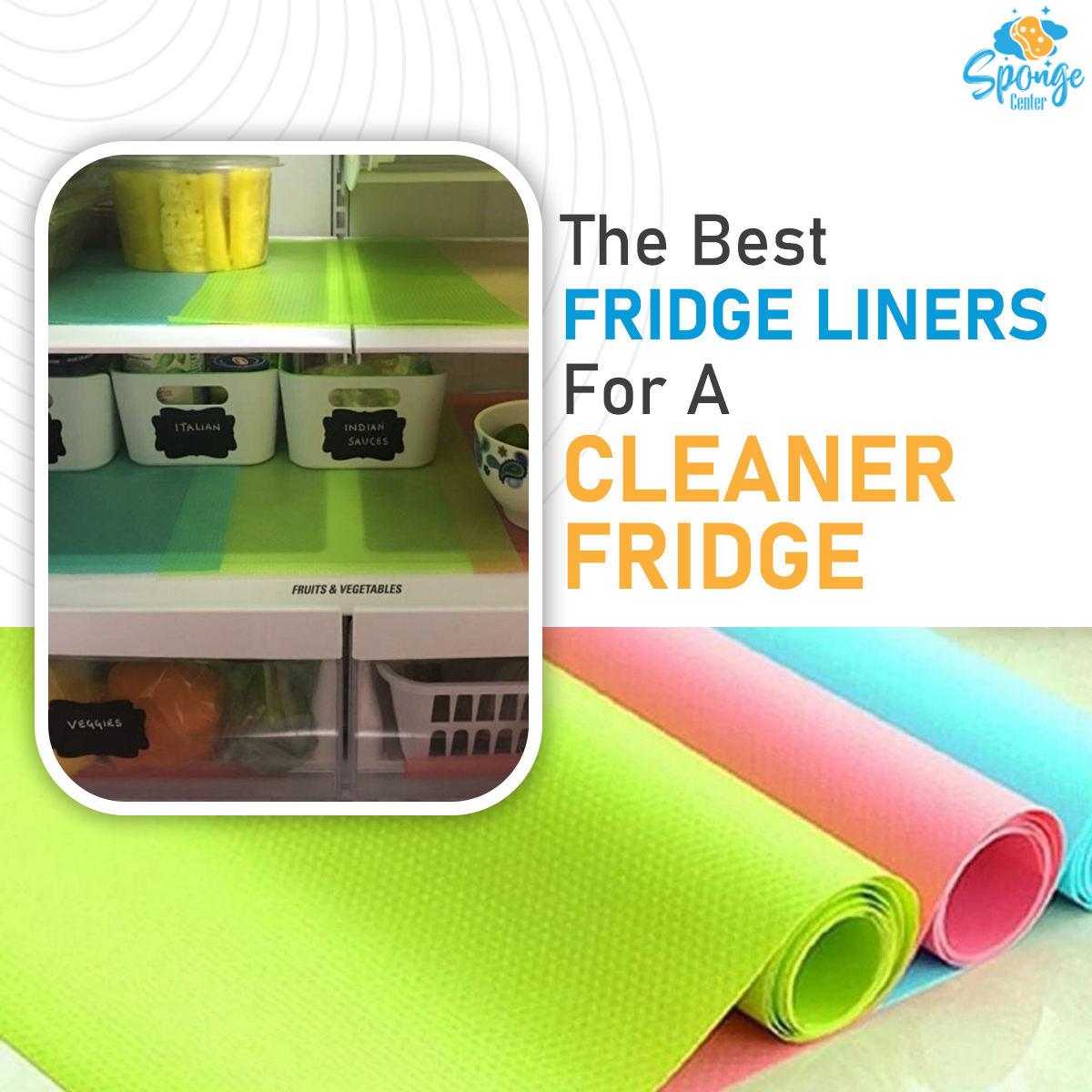 CenterSponge's tweet image. Fridge Liners are thin plastic barriers put on shelves and at the bottom of fridge drawers to make cleaning easier.
Shop Now: spongecenter.com

#SpongeCenter #Tile #Grout #Sponges #CleanSponges #FoamSponge #SpongeManufacturers #HighQualitySponges #CelluloseSponges