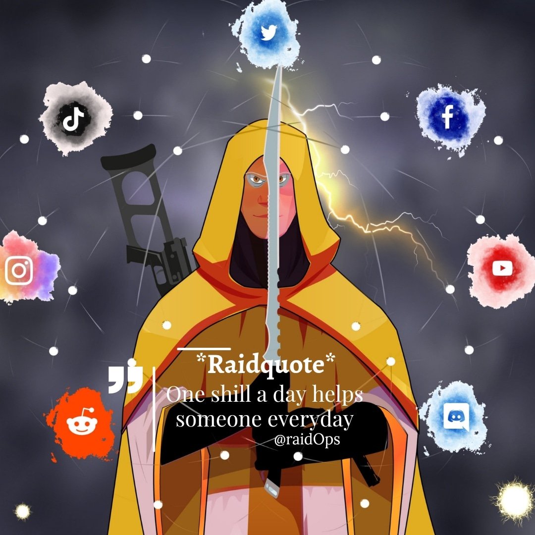 All we do is help creative minds get more audience.

"1 shill per day helps someone everyday"...we so believe this &amp; would stand by it.

....we are the ShillMasters...

#NFTCommunity #Web3 #NFTs 

#raidOps