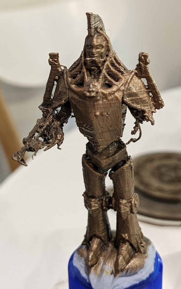 Tinkers_Inn's tweet photo. What to do when you have a failed print? Paint it anyway!
#3Dprinting #Skyrim #tinkering #dnd https://t.co/PYaqFrhDVh