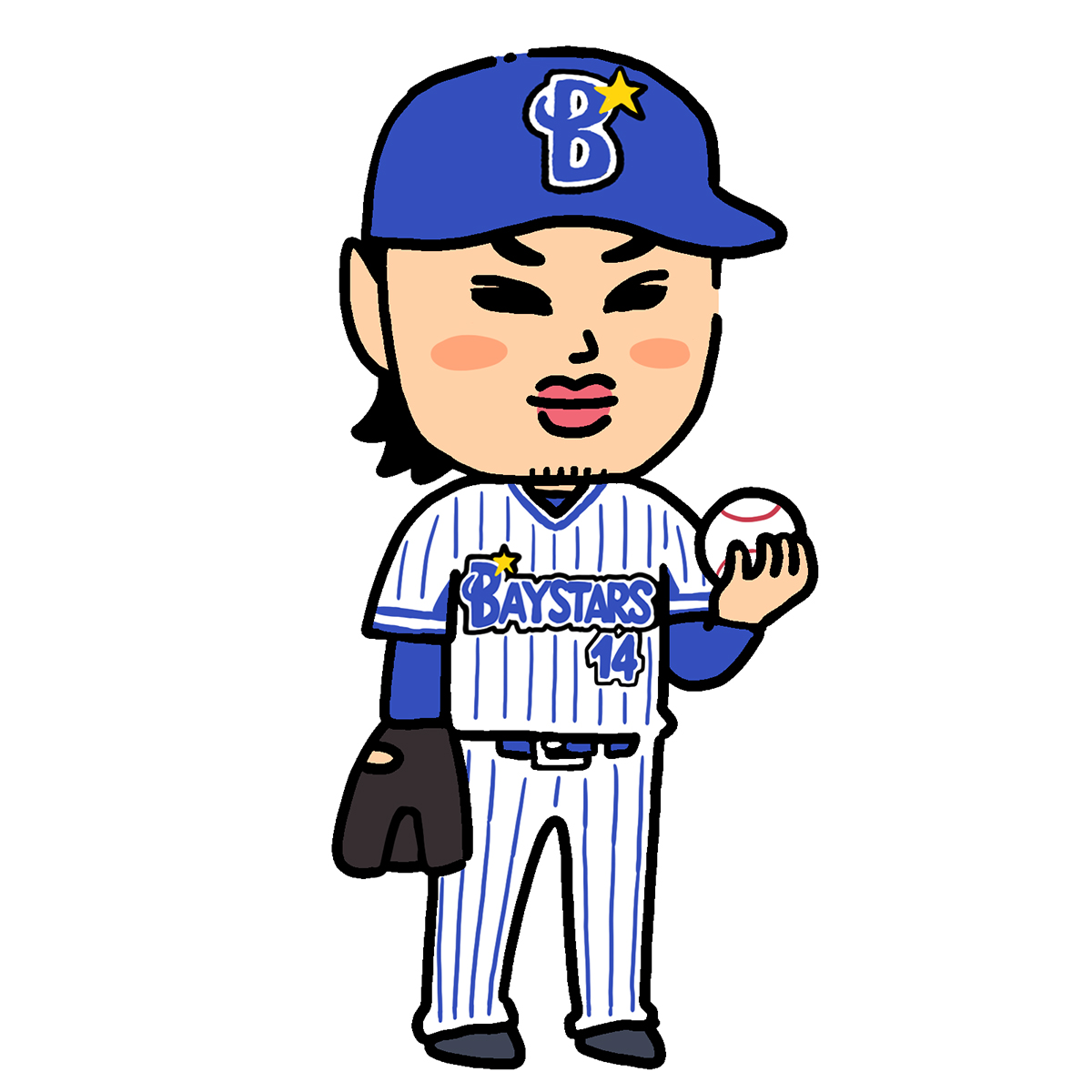 「2勝目! #baystars 
https://t.co/kkCjtbP6GZ 」|みずしな孝之「きりもやびより」5巻（最終巻）は4/21発売のイラスト