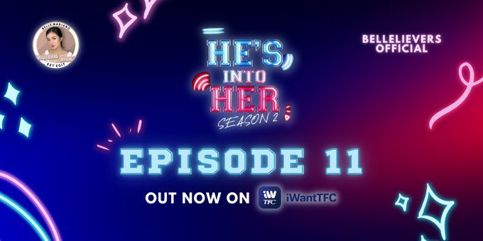 bellelieversofc's tweet photo. #HesIntoHerSeason2 EPISODE 11 “Romeo + Juliet 2022” NOW STREAMING on iWant TFC! 💙❤️

🎞 https://t.co/BHBT00yxzT

HIH2 ROMEO AND JULIET

#HesIntoHerS2E11 
#BelleMariano | Belle Mariano
@bellemariano02 https://t.co/263AWpK7Mw