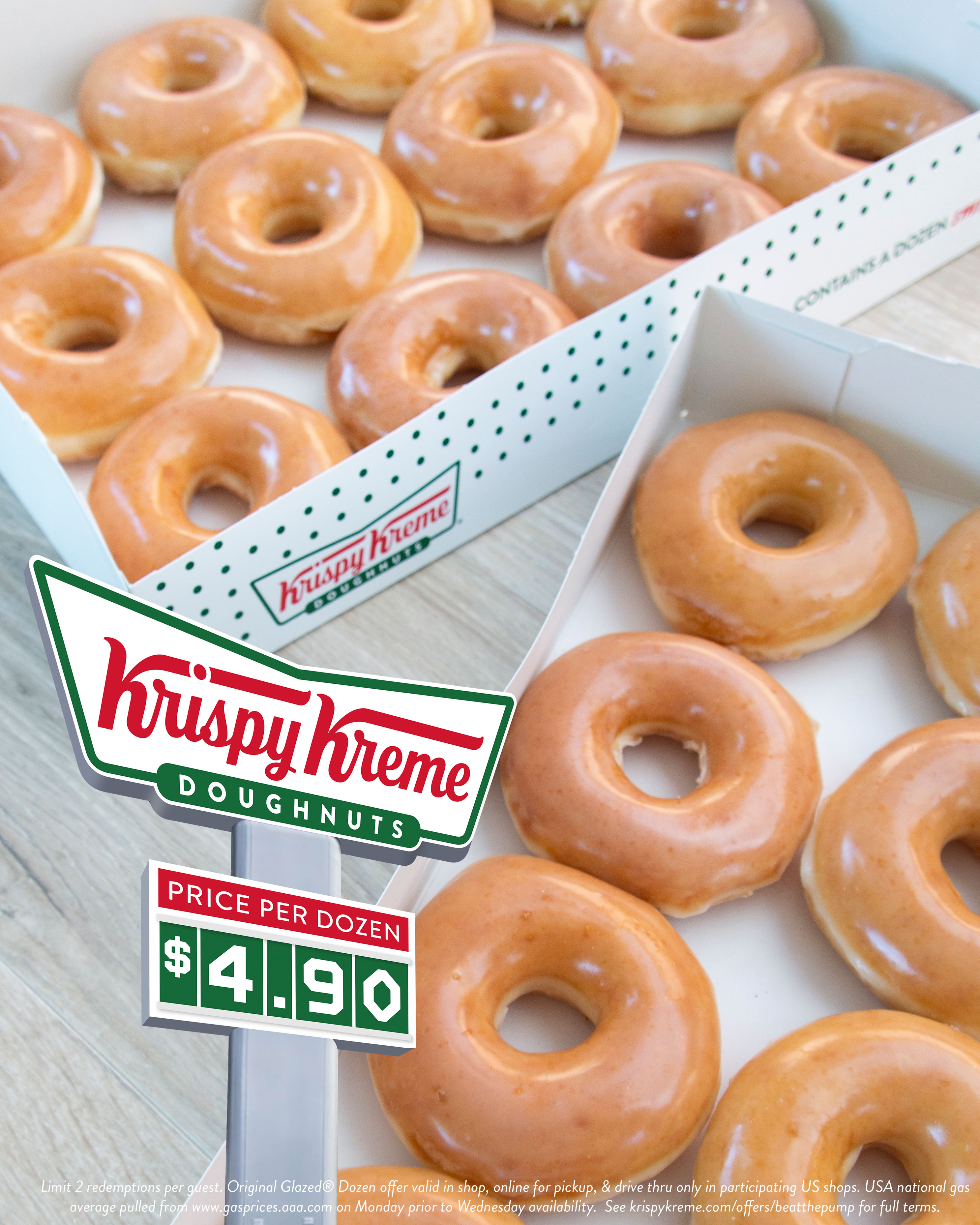 Krispy kreme 2024 dozen price