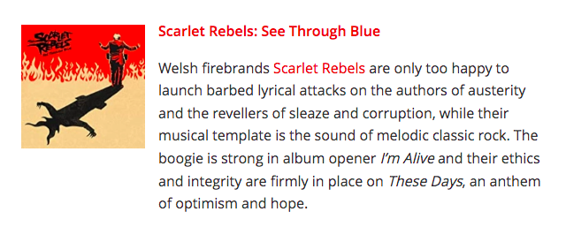 Congratulations to @ScarletRebels for making it into @ClassicRockMag's Best Rock Albums of the Year list!🌟

Great to see their Top 10 album 'See Through Blue' get another awesome accolade.🤘 Find it at earache.com/scarletrebels

Check out the full list at loudersound.com/features/the-b…