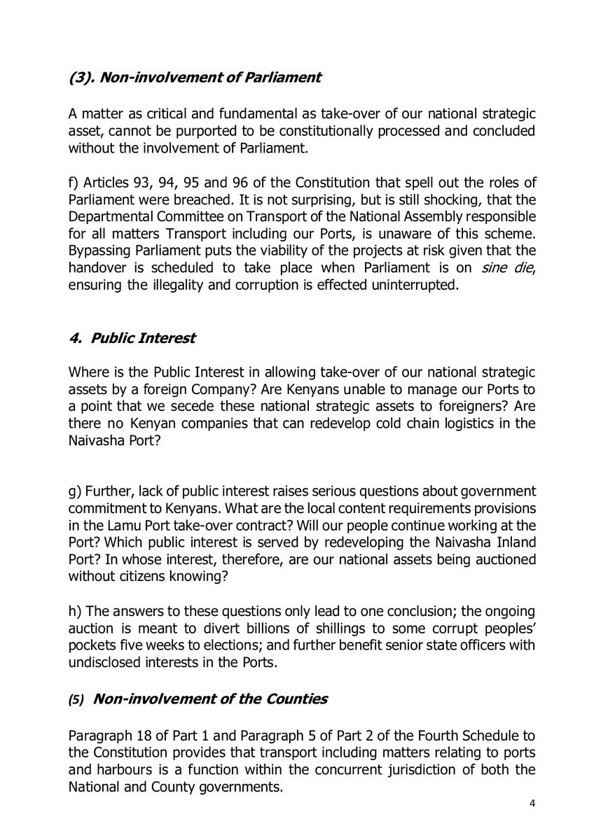 MusaliaMudavadi's tweet photo. Uhuru Government Auctions Kenyan Ports In Breach Of The Constitution. https://t.co/rf0Zz1SzBs