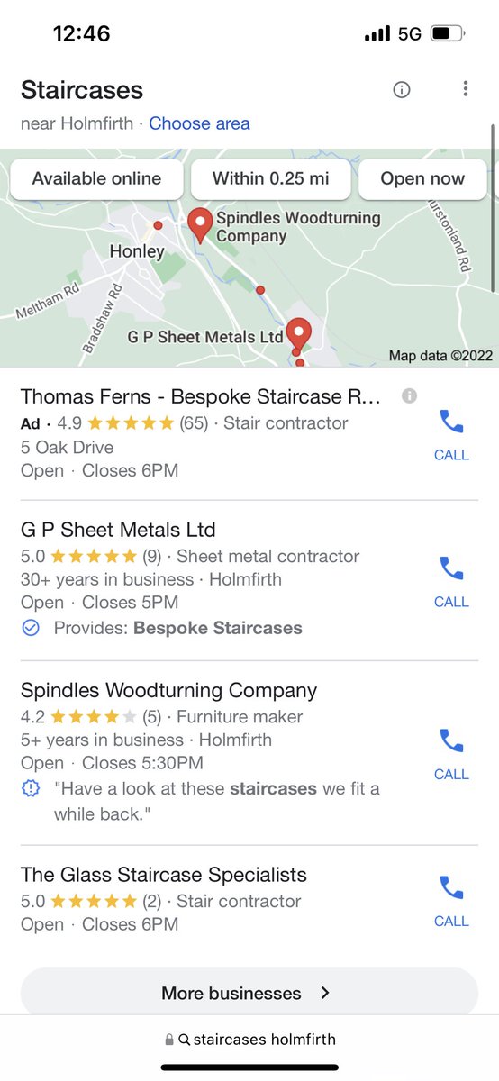 Would any of my followers who have a small business be interested in a Google Business Profile optimisation campaign to push your existing listing or new listing up the rankings locally? I charge £200 for the year and you can expect calls and messages over the 12 months