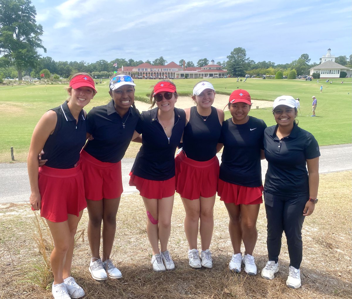 WaltonGolf's tweet photo. Congrats to the Lady Raiders for moving up to 7th place at the National High School Golf Championship.  We are seven strokes away from 4th place!  Solid round yesterday with the girls posting scores of 74, 75, 76 and 82! https://t.co/CnSjeKmJ7D