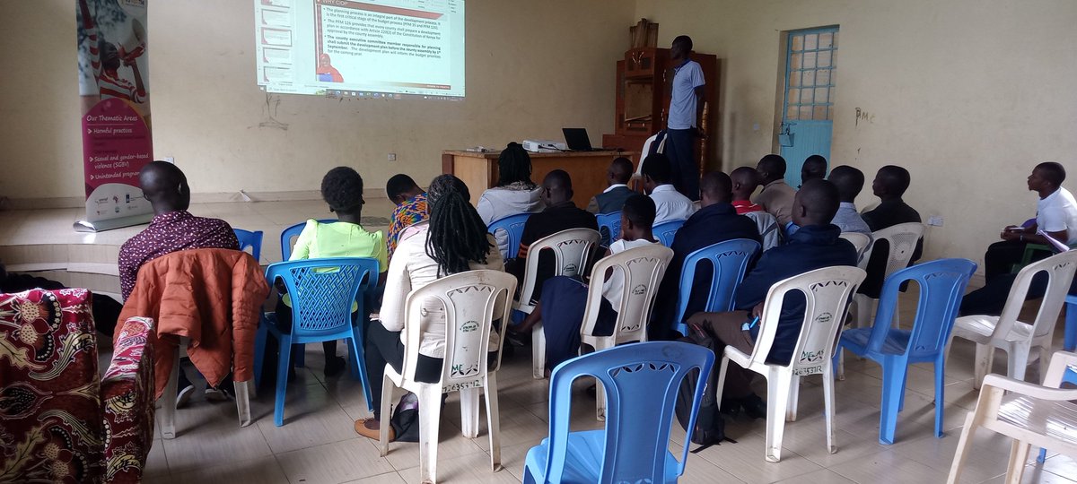 With support from <a href="/Amref_Kenya/">Amref Health Africa in Kenya</a> , we are currently engaging youths from Rachuonyo North and Ndhiwa Subcounties at St. Paul Cathedral Church in Homabay to conduct analysis of Homabay  County Integrated Development Plan. 
<a href="/Power2YouthKe/">Power To Youth Kenya</a>
#power2youthke