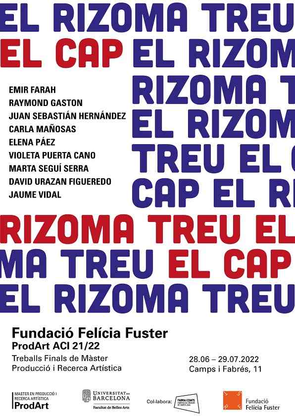fabraicoats_fic's tweet photo. 📌A l'exposició "El rizoma treu el cap" hi participen creadors que han estat en residència a la Fabra i Coats: Fàbrica de Creació mentre realitzaven el Treball Final de Màster de belles arts a @UniBarcelona

👀No us la perdeu!
📍Fundació @FeliciaFuster

👉 https://t.co/ifl6oyV1r5 https://t.co/VLskd3vvJh