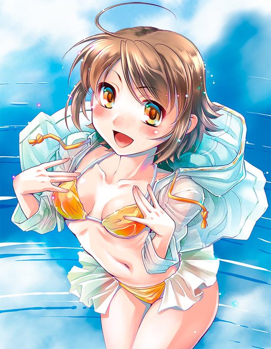 こう暑いと涼しげな絵でも貼らないとやってられないわ 