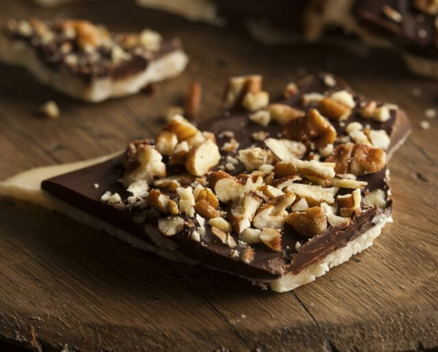 PaperEnterpr's tweet photo. National Almond Buttercrunch Day is observed annually on June 29th. Toffee covered in chocolate come together to create buttercrunch. It has a crunchy texture and a caramel flavor. Variations on the recipe include toasted almond sprinkles. https://t.co/V30nBkxYYM