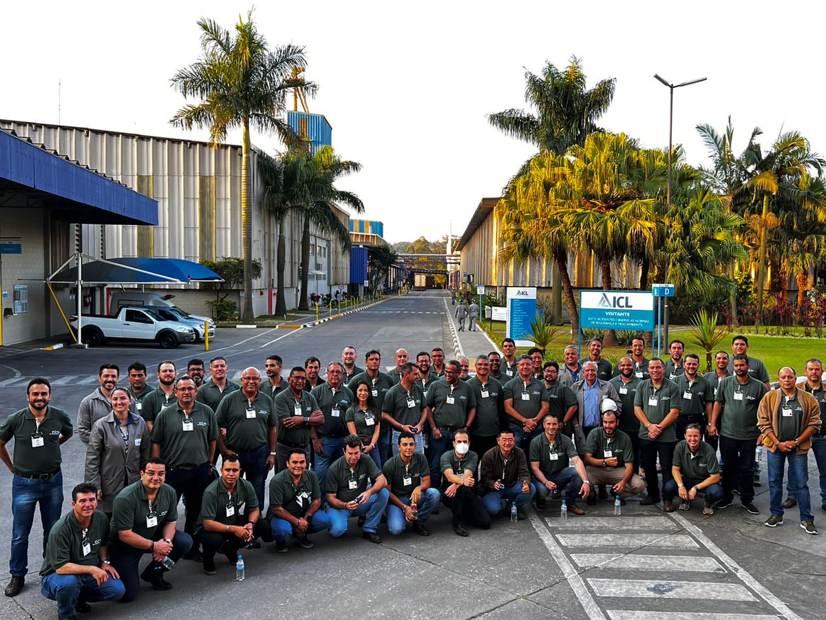 Visita a plantas de #ICL en Sao Paulo. #Brasil
Excelente experiencia. Gracias por la invitación.
#Fertilizantes