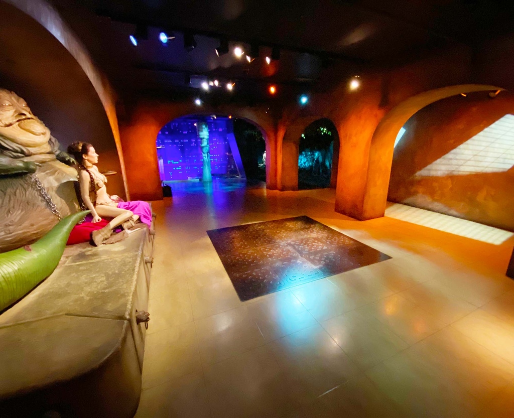 Your event is guaranteed to leave a lasting impression as guests enjoy a cocktail reception in the Marvel Hall of Heroes at Movies at Madame Tussauds. and then dine in a galaxy far, far away and party amongst their favourites from the Star Wars films.

Contact us today!