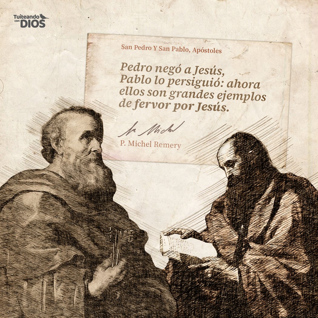TwGOD_es's tweet photo. ¡San Pedro y San Pablo, rogad por nosotros! 🙏 @FrMichelRemery #TcDIOS https://t.co/653m5rQQXg