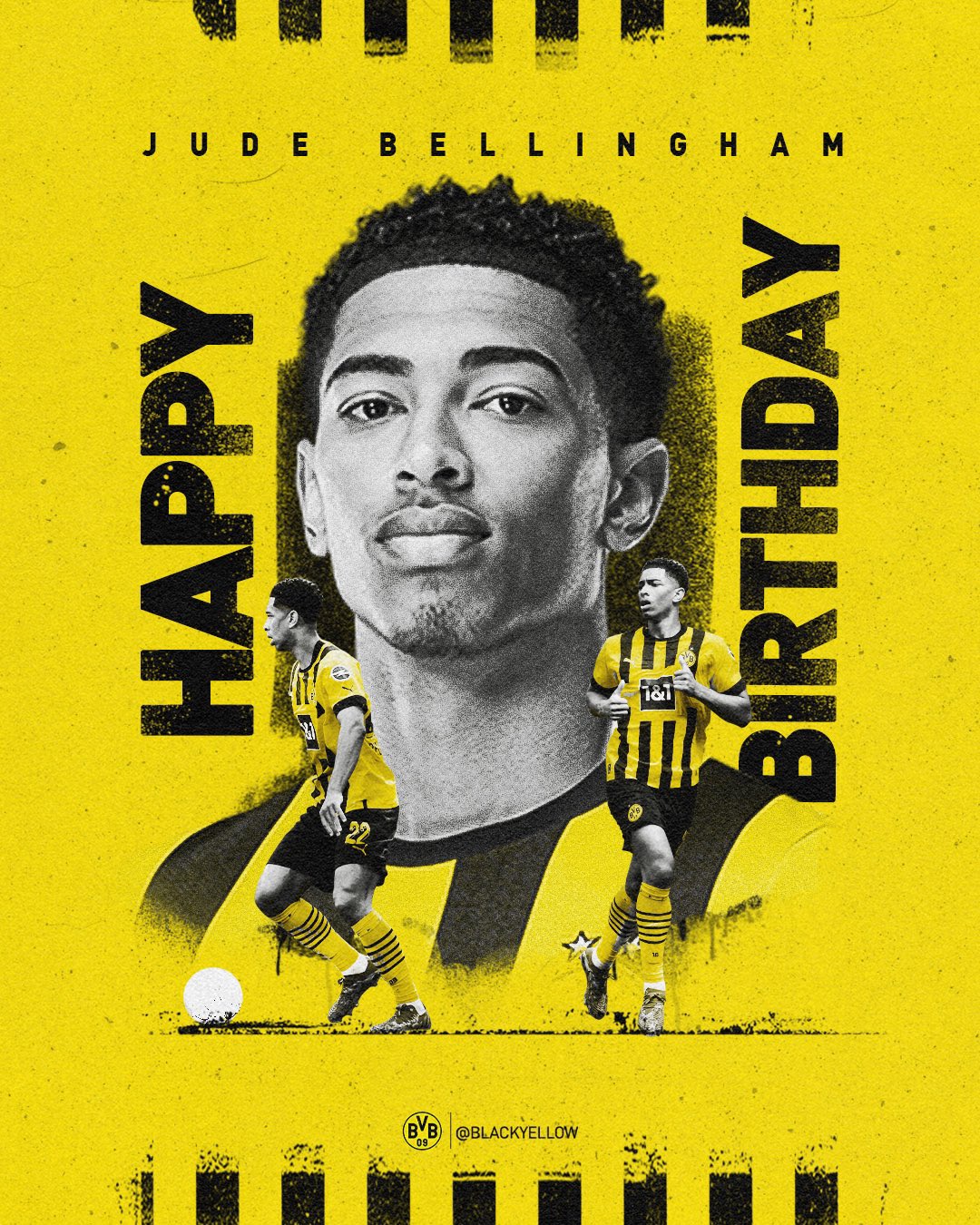 Borussia Dortmund on X: "Here's to you, Jude Bellingham! https://t.co/HduWTtS9xi" / X