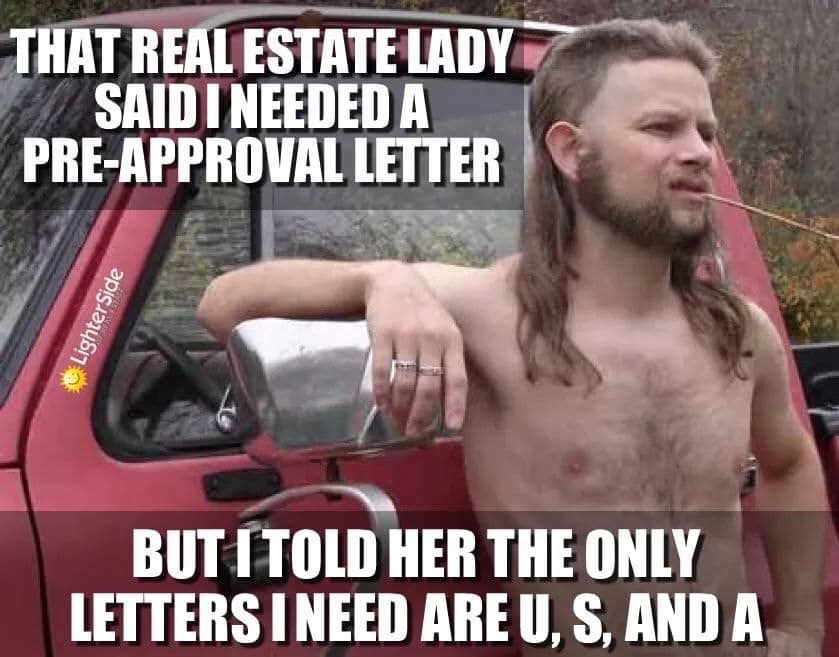 This Fourth of July make sure you celebrate the USA AND get a pre-approval letter! 🤣

#fourthofjly #fourthofjulyweekend #4thofjuly #happyfourth #realtorhumor #realestatejokes #realestatehumor #realestatememe #realtormeme