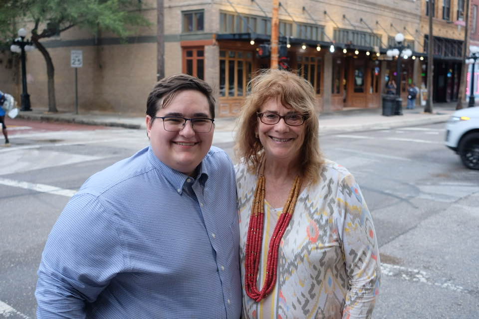 TCUComm's tweet image. We express big congratulations to Dr. @TimothyBettsOrg (M.S. '19), who just completed his PhD at @USFComDept! We're  especially excited because Dr. Betts will be joining us as an assistant professor this fall!

(Dr. Betts with his advisor, Dr. Patrice Buzzanell.)