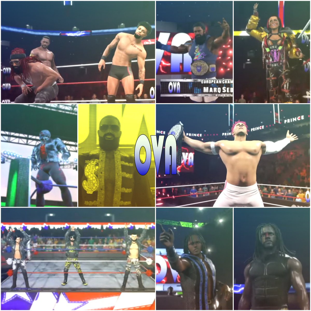 Show Bio- OVA:

Led by names such as Crimson Beast, The Coalition, Trelly, @CrazyLioness0 Whitney Baker, Marq, Rin Aoki, Showtime, Andrew Payne, EJ &amp; more, OVA is a brand where grudges get settled in extreme manner, opportunists thrive, and every match has a big fight feel #HWA