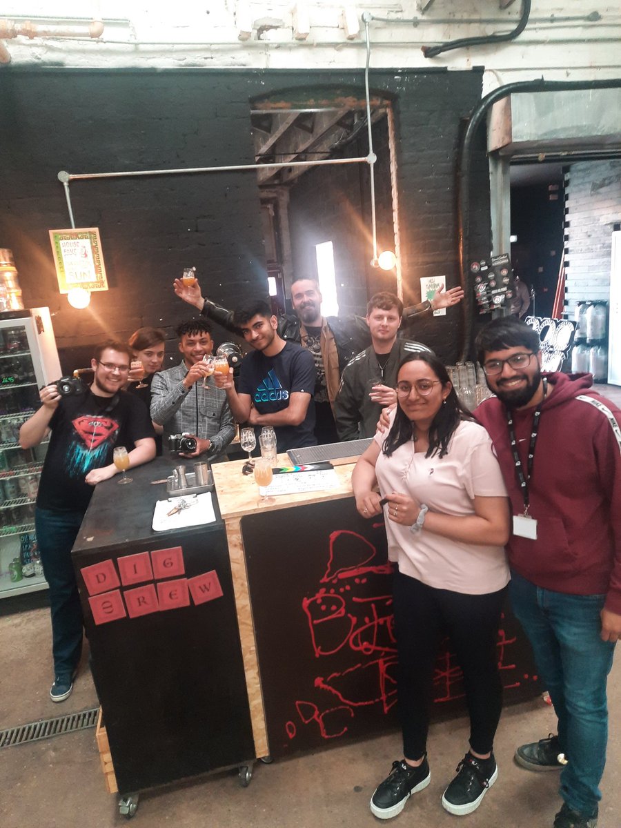 I have to say working with a good team Is a dream come true and if it wasn't for these amazing human souls, My dreams will not have become a reality. Gurrv,  Jacob,  Renee, Orlando, Lawrence, Lewis, Ra'ees and Nigel.#Film crew #teamwork #Digbrew #Thankyou