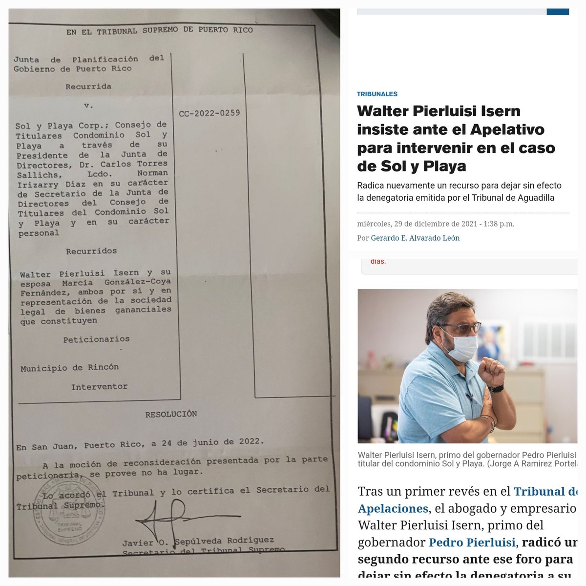 EliezerMolinaPR's tweet photo. Última hora 🔥 Tribunal Supremo le dice "NO" al Primo del Gobernador quien trataba de intervenir con el permiso de Rincón. Ahora entiendo pq Pierluisi envía a toda la policía este 4 de Julio para Rincón. Que se prepare, pq el espíritu de la Tortuga Comunista se hará sentir ✍️🐢 https://t.co/sApqbF4QGP