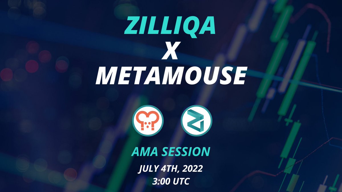 Metamouse_Pay's tweet photo. ATTENTION #ZILLIQAFAM 🗣

@zilliqa x @Metamouse_Pay AMA session is going to take place on July 4th at 3:00 UTC 🔥
We will be discussing some of our work and plans for the future and surely will be answering your questions! 

Looking forward! 🐭

#zilliqa $zil #metamousefam https://t.co/4PZzcDI9TV