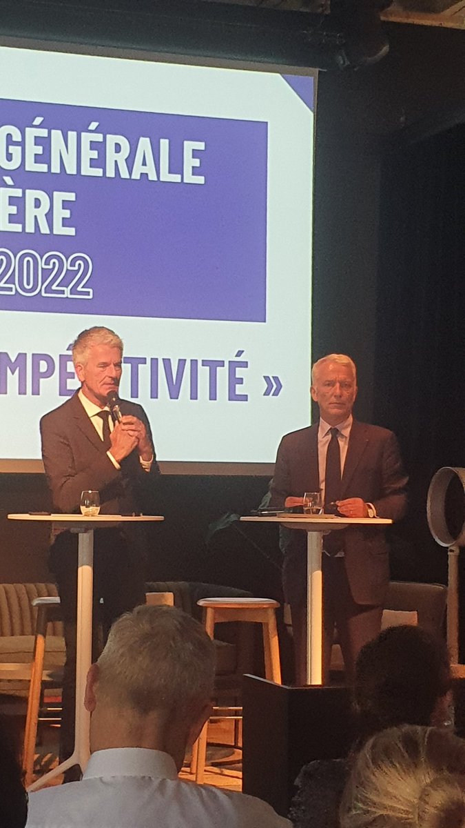 Puissante et passionnante AG ⁦<a href="/MedefAura/">MEDEF Auvergne-Rhône-Alpes</a>⁩ ce matin à #Lyon. +que jamais,ds un panorama confus à ts égards,la voix des #entrepreneurs doit être entendue:ns sommes constructifs,responsables,pragmatiques. Table ronde édifiante sur #energie et #competitivité. ⁦<a href="/medef/">Mouvement des Entreprises de France</a>⁩