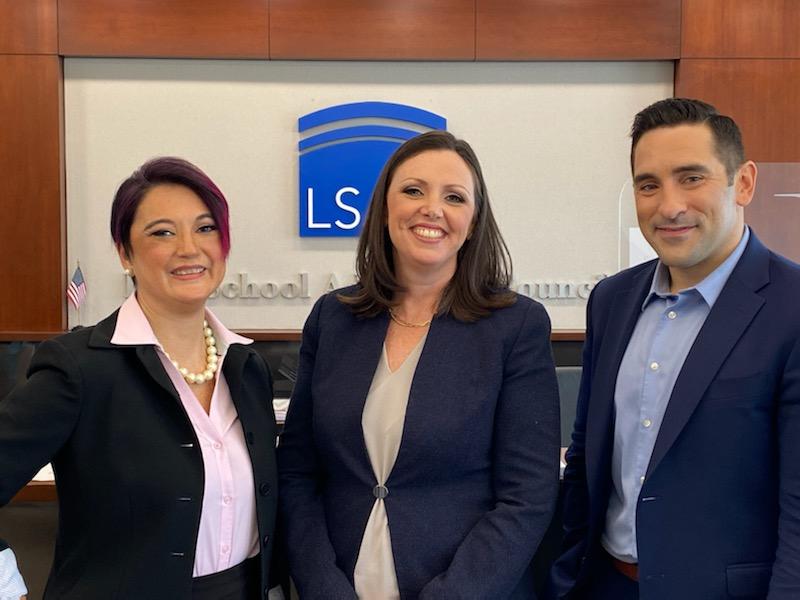 At 2 p.m. ET today, #StJohnsLaw's Assistant Dean for Admissions &amp; Recruitment, Alicia Meehan (center), will present the <a href="/LSAC_Official/">Law School Admission Council</a> LawHub Admission Unmasked webinar: Dissecting Sample Admission Packages. Interested in law school? Register now at bit.ly/3ODo2gU