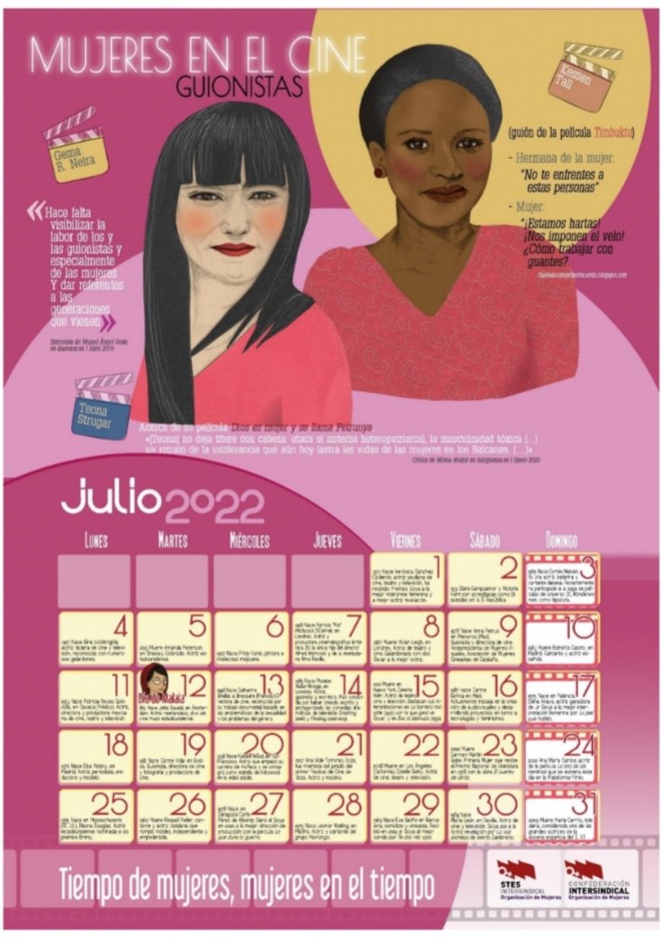 OrgMujeresCI's tweet photo. Mañana termina el curso académico y comienza un nuevo mes de julio con nuestras mujeres guionistas.Desde la OM os deseamos un merecido descanso a todas y todos los docentes.💜💜💜💜
#organizaciondem https://t.co/fEiTWW4CR1
