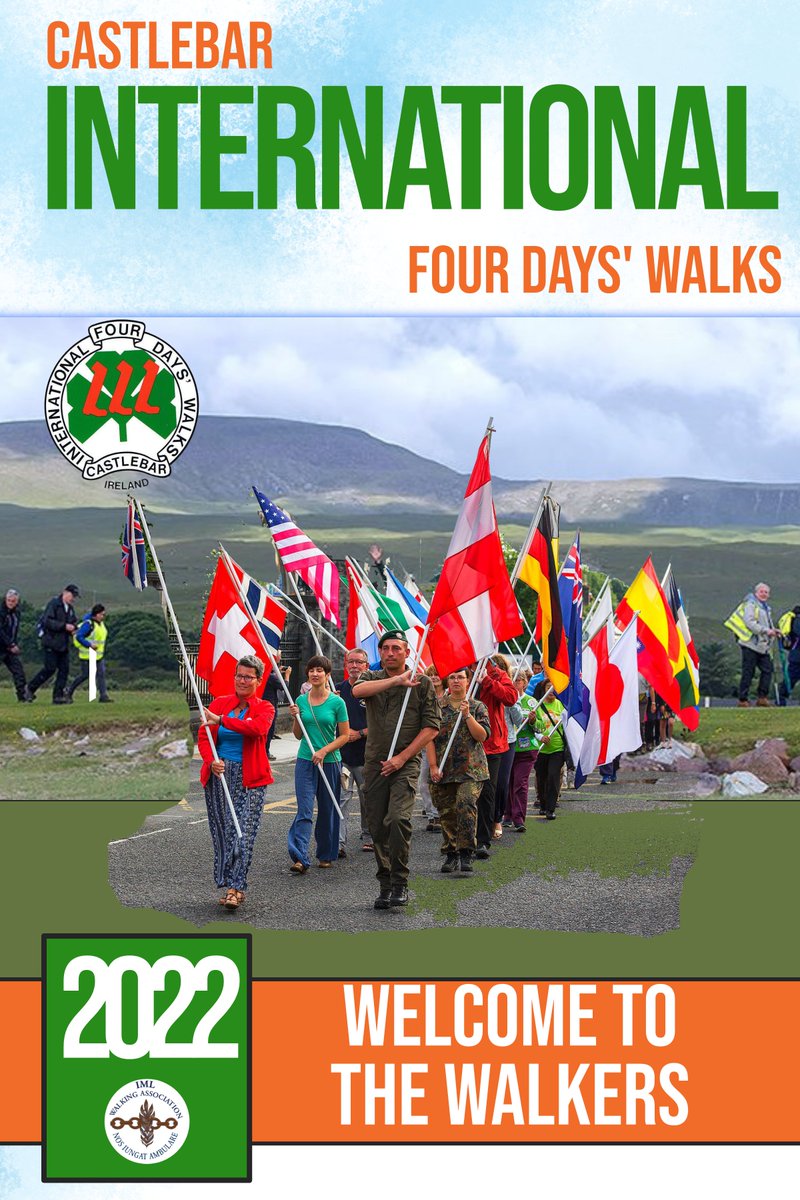 Welcome to all the walkers visiting Castlebar for the 2022 Walking Festival.

Hoping the weather will stay good and you all have a great time.

Good luck to everyone involved.
.
.
.
#castlebar #mayo #ireland #irelandtourism #clewbay  #greenway #walk #walking #walkingfestival