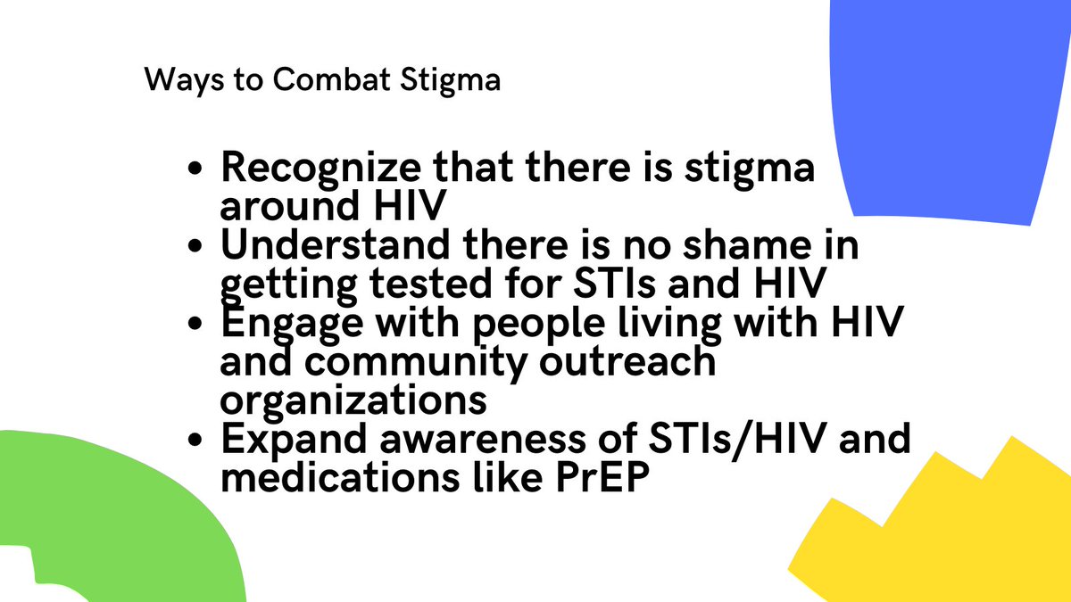HIV stigma is a barrier to sexual, relational, and personal health. For more information on stigma, visit: cdc.gov/hiv/basics/hiv…