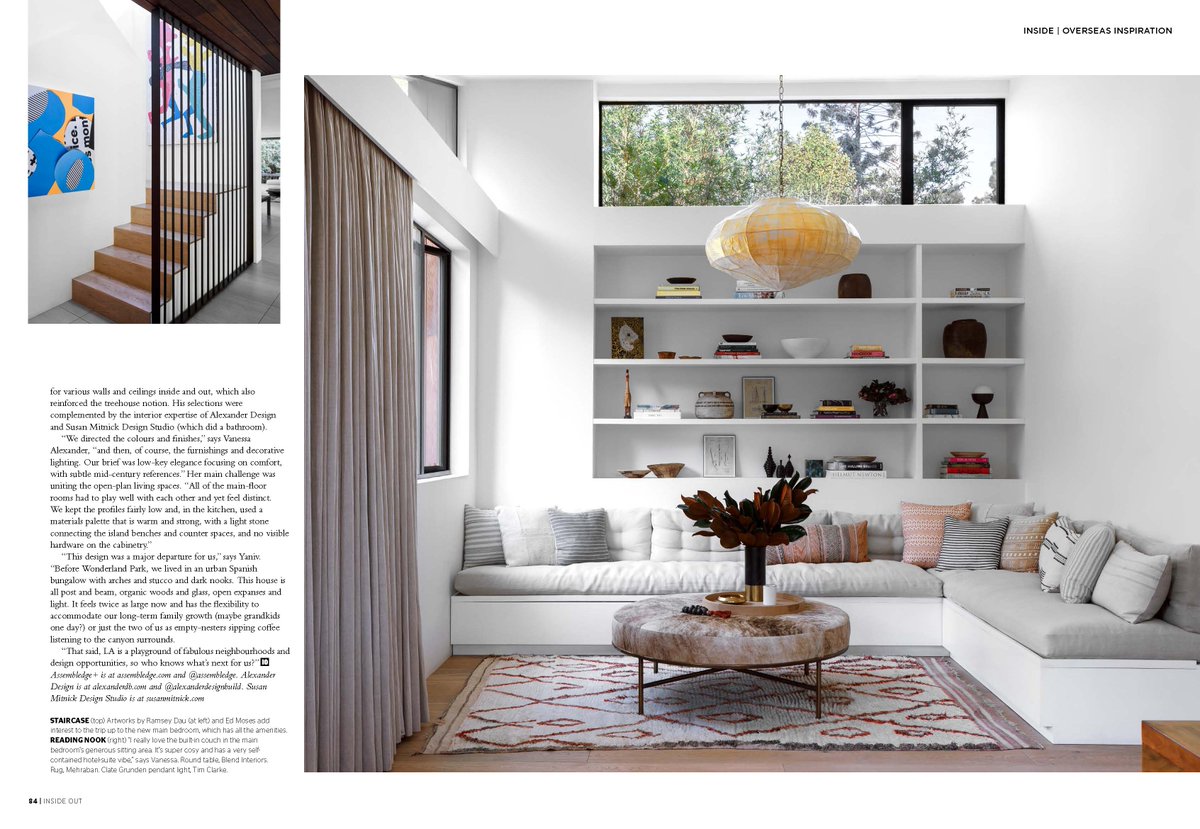 assembledge's tweet image. Our Wonderland Park Residence got a beautiful spread in the July issue of the Australian magazine INSIDE OUT  (@homestoloveau). Thank you for the feature and your ongoing support. Photography by Laure Joliet, words by Deborah Grant.
 #assembledge #renovation #losangelesarchitect