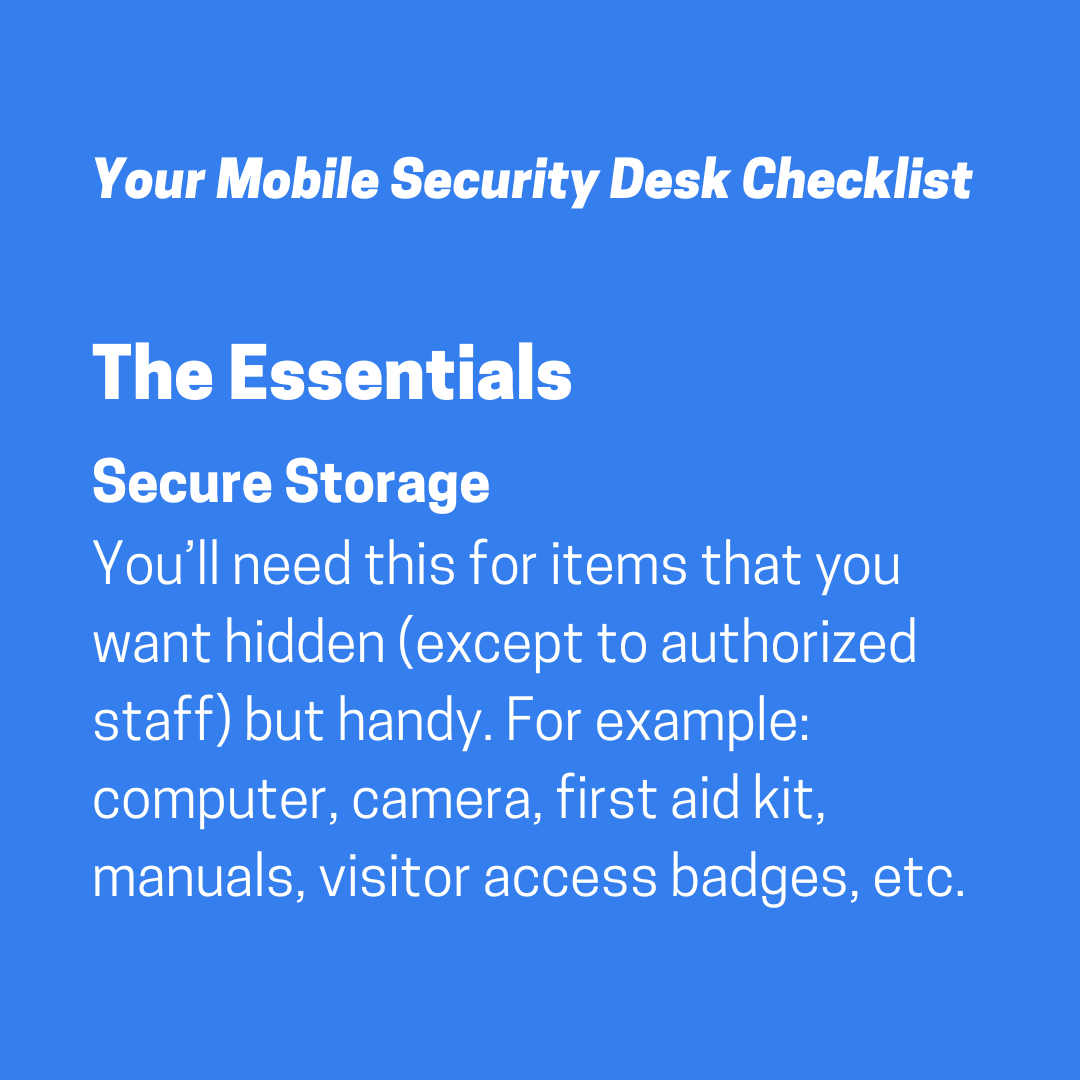 TheSecStation's tweet photo. On a #MobileSecurityStandingDesk secure storage is a must.  Learn more from our Mobile Security Desk Checklist blog post. https://t.co/PcksHolNM6
…
#SecurityCompany #SecurityGuard #FacilitiesManagement #EventSecurity #interiorstyling #officedesign #ffe #TheSecurityStation🚪🛡️ https://t.co/TKn2XDY0q1