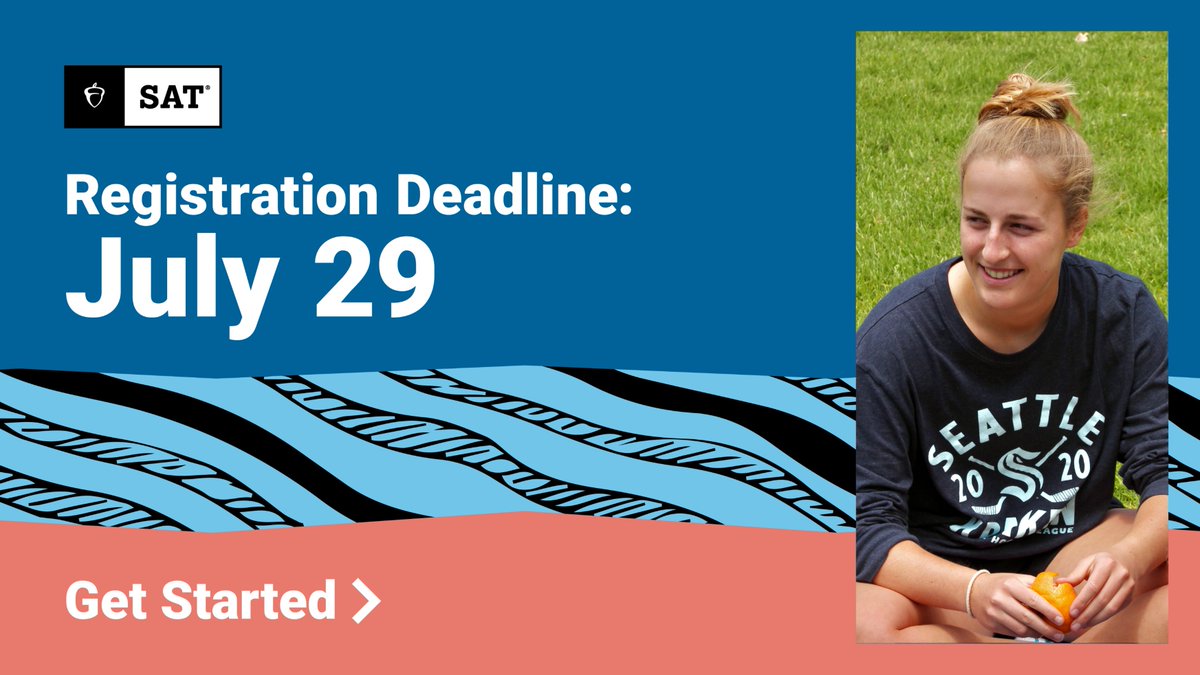 Next SAT: August 27
Registration Deadline: July 29

Sign up: spr.ly/6016zYlyj.